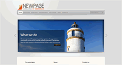 Desktop Screenshot of newpage-consulting.com